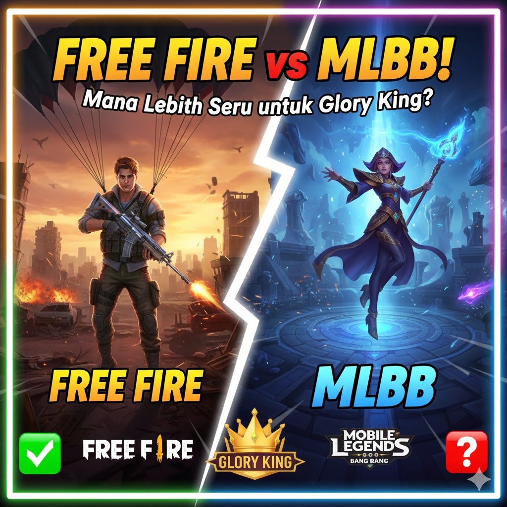 Free Fire vs MLBB: Mana Lebih Seru untuk Glory King? Duel Seru 2025!