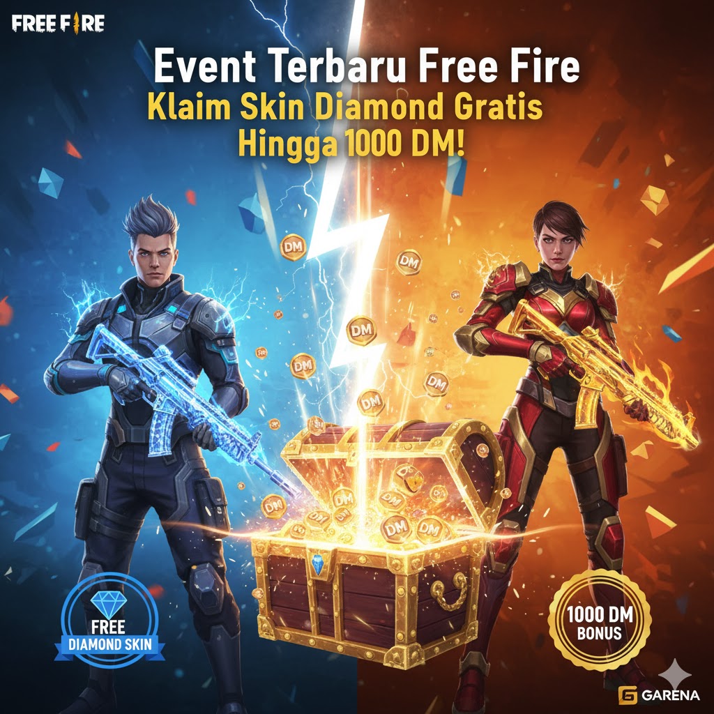 Event Terbaru Free Fire: Klaim Skin Diamond Gratis Hingga 1000 DM!