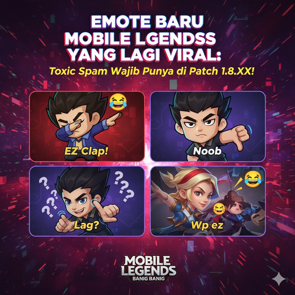Emote Baru Mobile Legends yang Lagi Viral: Toxic Spam Wajib Punya di Patch 1.8.XX!