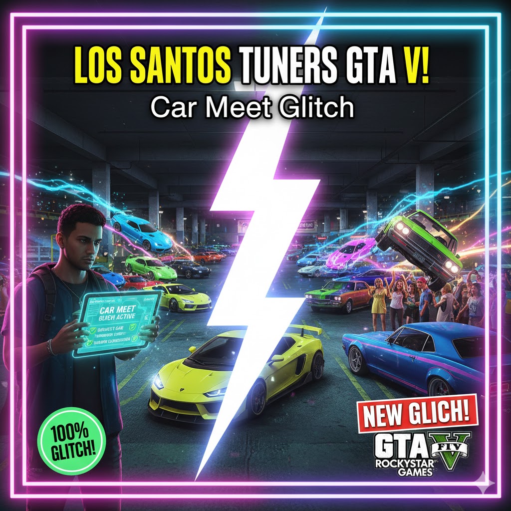GTA V Los Santos Tuners: Car Meet Glitch Infinite Cash 2025 No Ban!