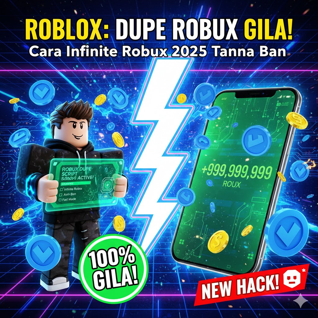 Roblox: Dupe Robux Gila! Cara Infinite Robux 2025 Tanpa Ban!