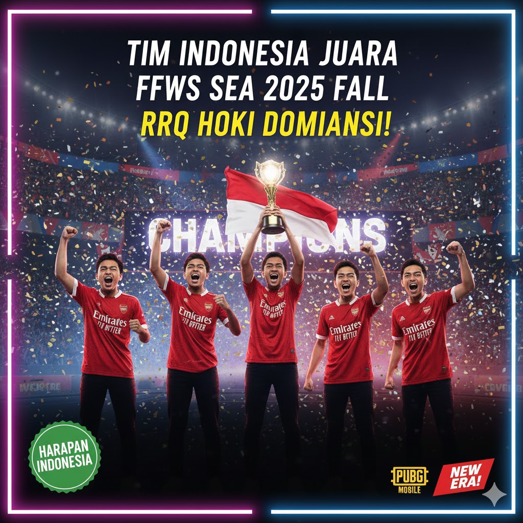 Tim Indonesia Juara FFWS SEA 2025 Fall, RRQ Hoki Dominasi!