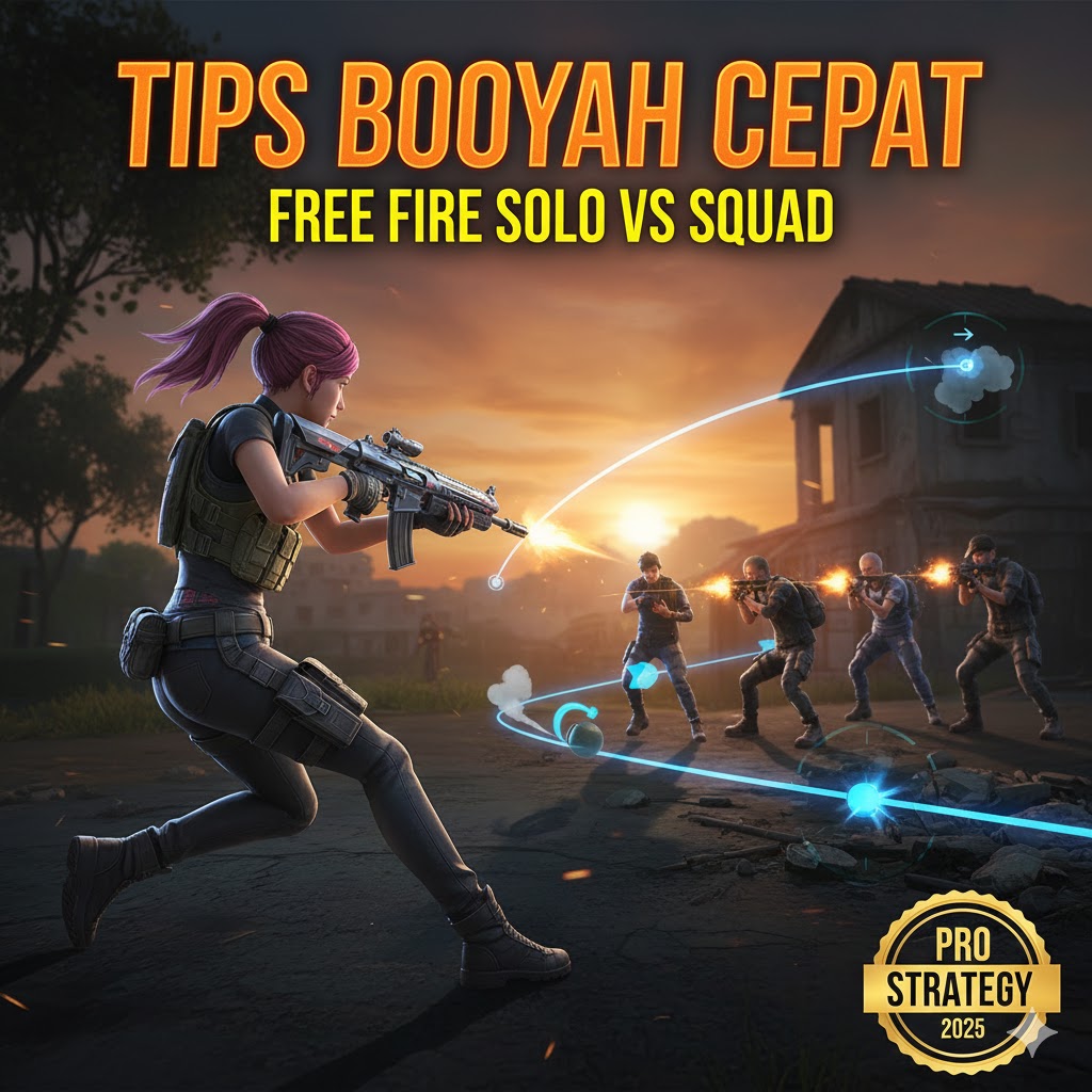 Tips Booyah Cepat Free Fire Solo vs Squad