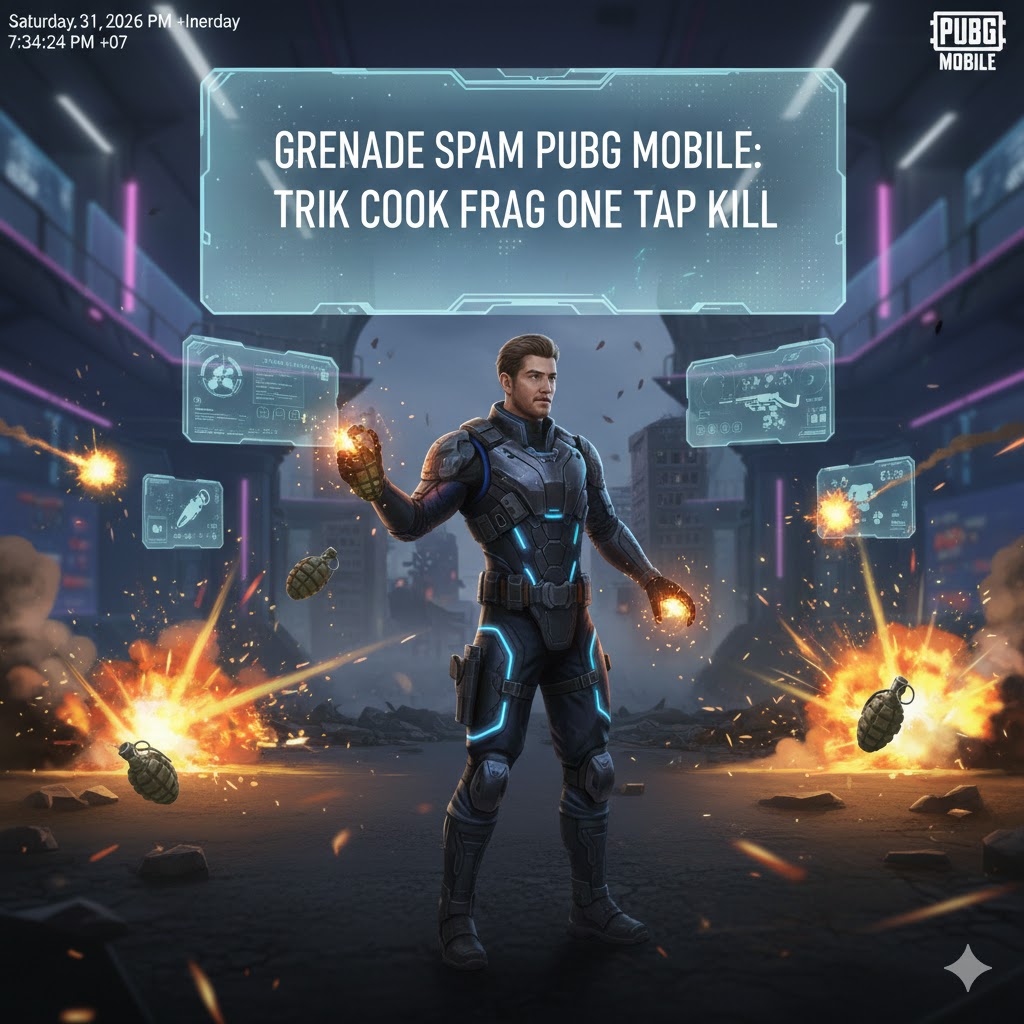 Grenade Spam PUBG Mobile: Trik Cook Frag One Tap Kill Erangel OB45 2026!