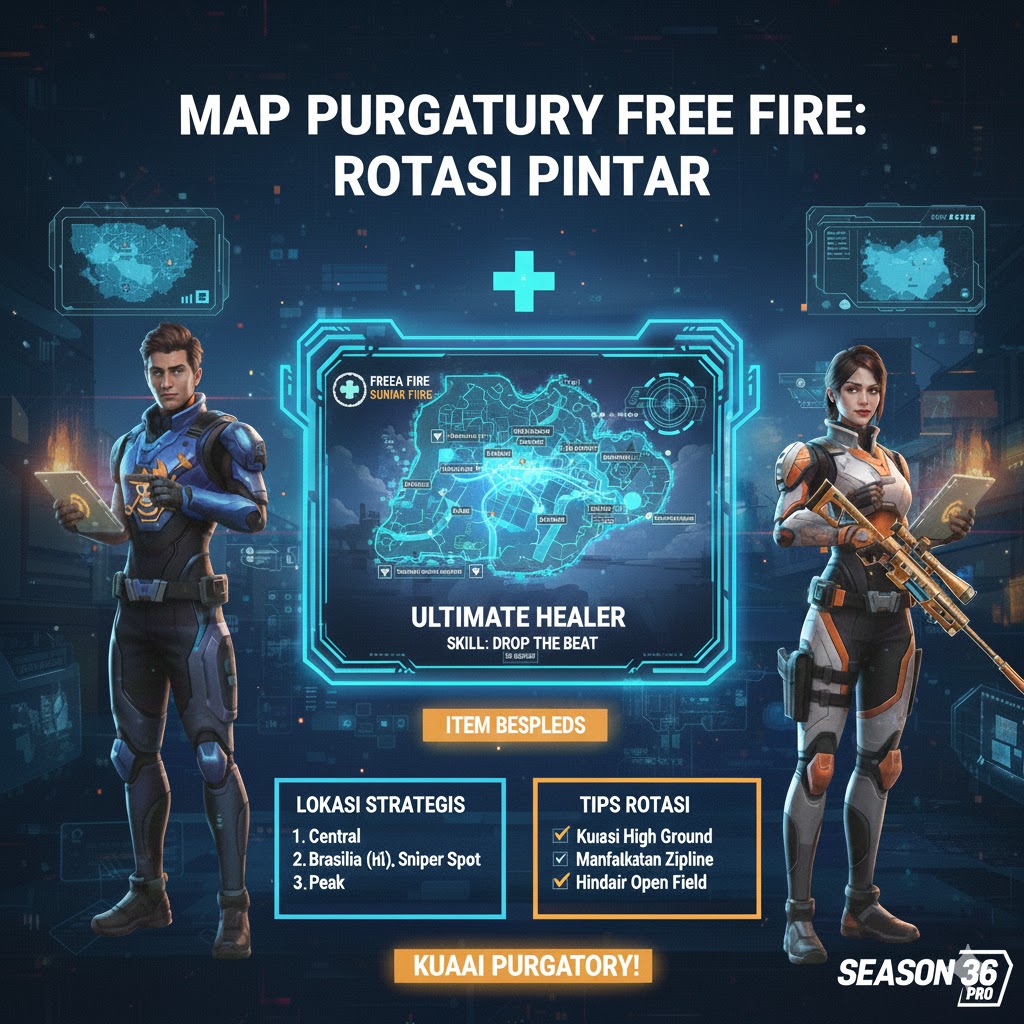 Map Purgatory Free Fire: Rotasi Pintar
