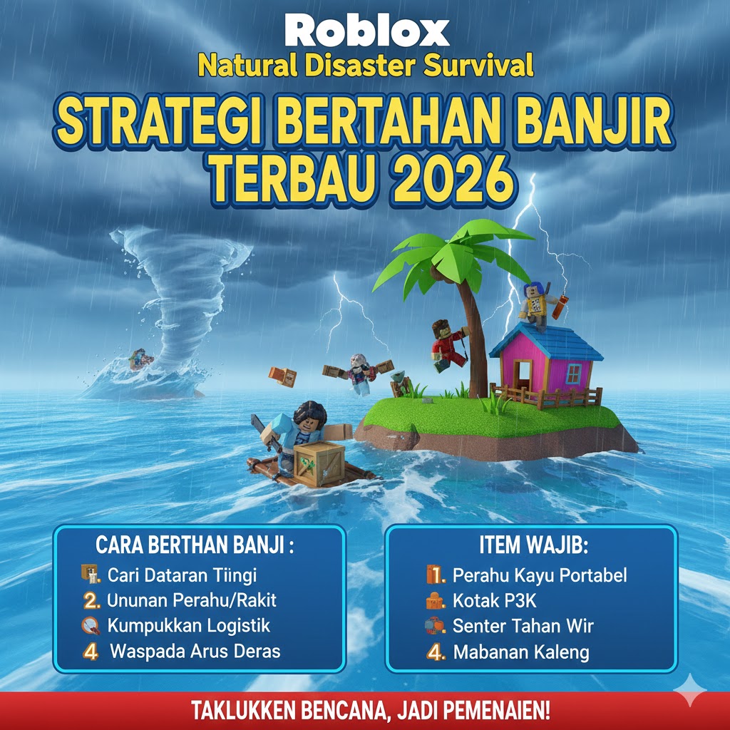 Natural Disaster Survival: Strategi Bertahan Banjir Terbaru 2026