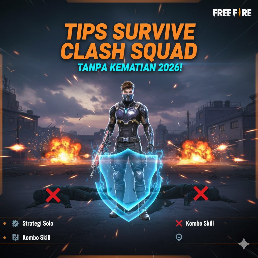 Tips Survive Clash Squad Free Fire Tanpa Kematian 2026!