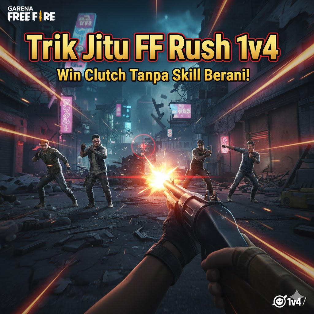 Trik Jitu FF Rush 1v4: Win Clutch Tanpa Skill Tinggi, Berani Saja!