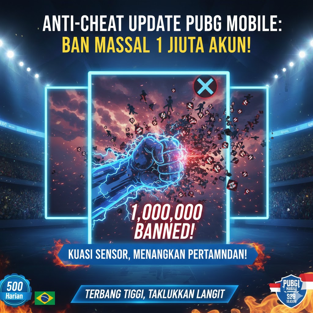 Anti-Cheat Update PUBG Mobile: Ban Massal 1 Juta Akun!