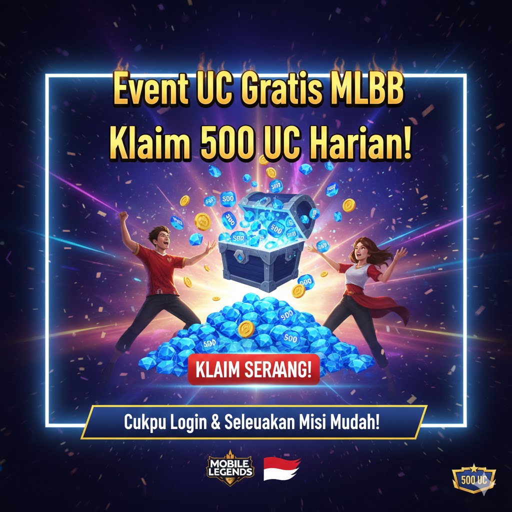 Event UC Gratis MLBB: Klaim 500 UC Harian!
