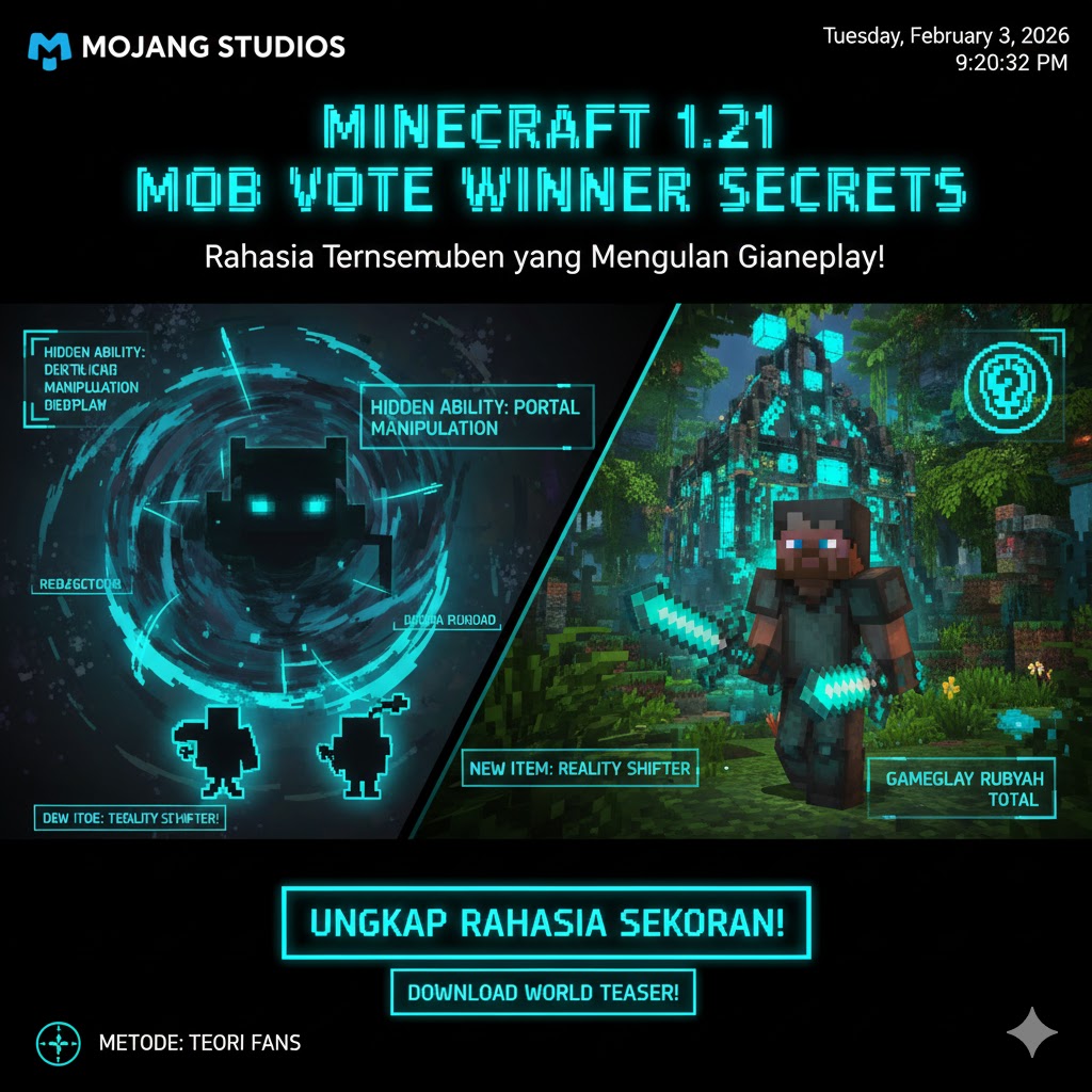 Minecraft 1.21 Mob Vote Winner Secrets: Rahasia Tersembunyi yang Mengubah Gameplay!