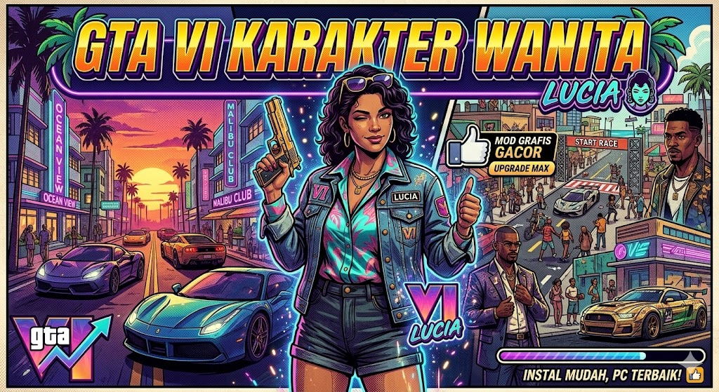 GTA 6 Karakter Wanita: Lucia Plot Gila 2026!