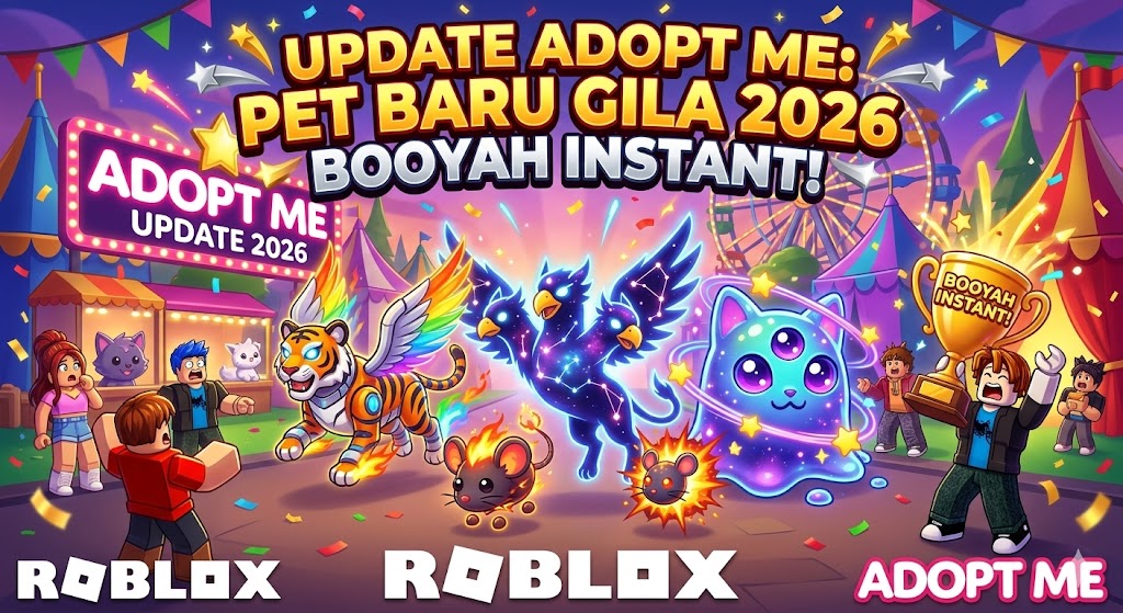 Update Adopt Me: Pet Baru Gila 2026 Booyah Instan!